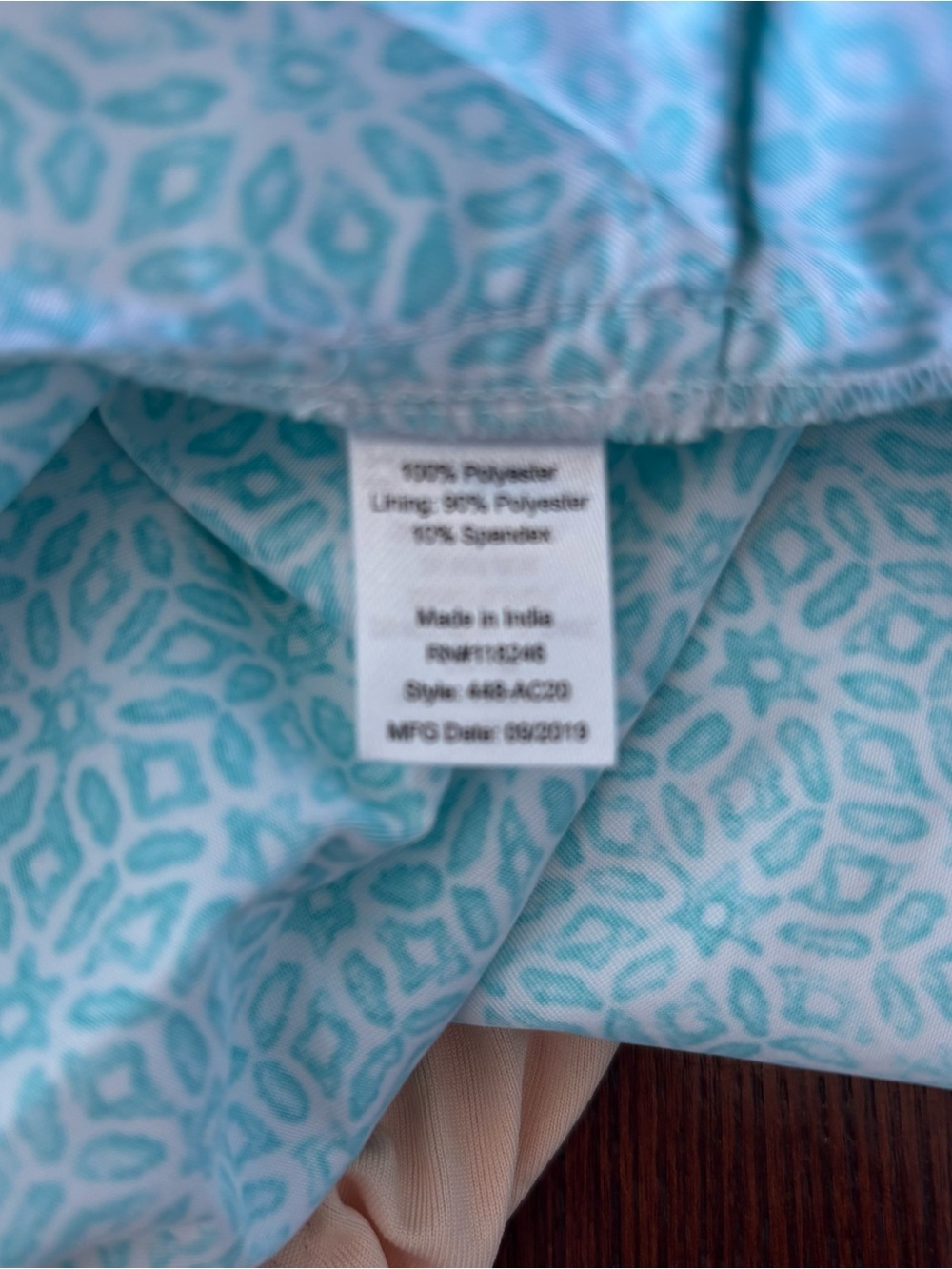 Cabana Life Women's Microfiber Board Swim Short Large UPF 50+ Beach Vacation NWT - Picture 9 of 10